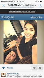 Adrian Mutu și noua sa iubită foto: Instagram