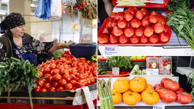 Cât costă un kilogram de roșii în Piața Amzei din București vs Obor. Diferența dintre ele este de aproape trei ori mai mare