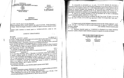 Bucureșteanul a primit ordonanța de clasare după ce fapta pentru care putea fi acuzat agresorul s-a prescris