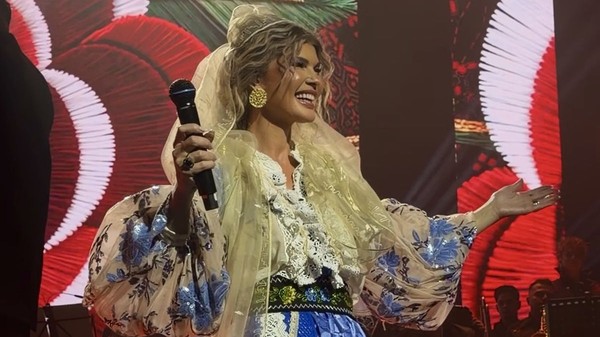 Diana Matei pe scena de la Sala Palatului din București | sursa foto: PR