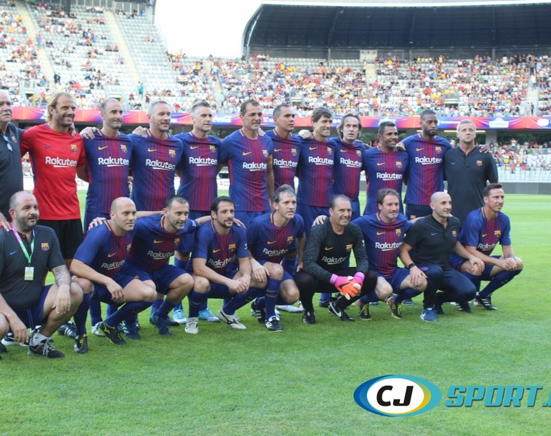 Generația de Aur - Legendele Barcelonei 0-2. ”Regele” a marcat pentru catalani! 25.000 de oameni au făcut valuri mexicane