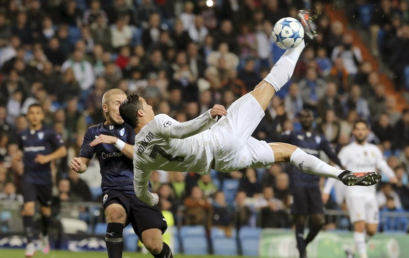 Liga Campionilor. Manchester United, eliminată! ^A fost seara lui Cristiano Ronaldo: 4 goluri în 20 de minute. Are un total de 88!!! VIDEO
