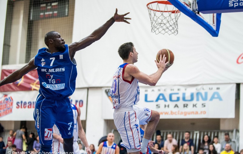 Baschet masculin. BC Mureş, o nouă victorie în FIBA Europe Cup