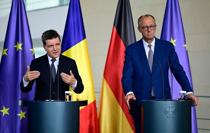 Cancelarul Friedrich Merz, conferință de presă cu Nicușor Dan: Sprijin economic, războiul din Ucraina și implicarea Rusiei în alegerile din România, principalele teme