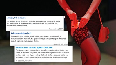 Un „TripAdvisor” al escortelor. Cum funcționează și ce riscuri implică piața prostituției online din București: „Autoritățile știu. Alegerea de a nu interveni sau de a interveni selectiv și ineficient este o decizie politică”