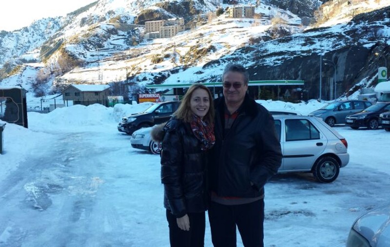 Camelia Potec, vacanță de neuitat alături de tatăl său