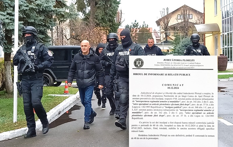 Eroarea care a împiedicat arestarea preventivă a lui Horațiu Potra: procurorul a încadrat pistolul airsoft din mașina mercenarului drept armă letală