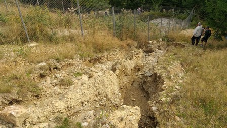 Zona în care ar urma să fie amenajat depozitul de gunoi