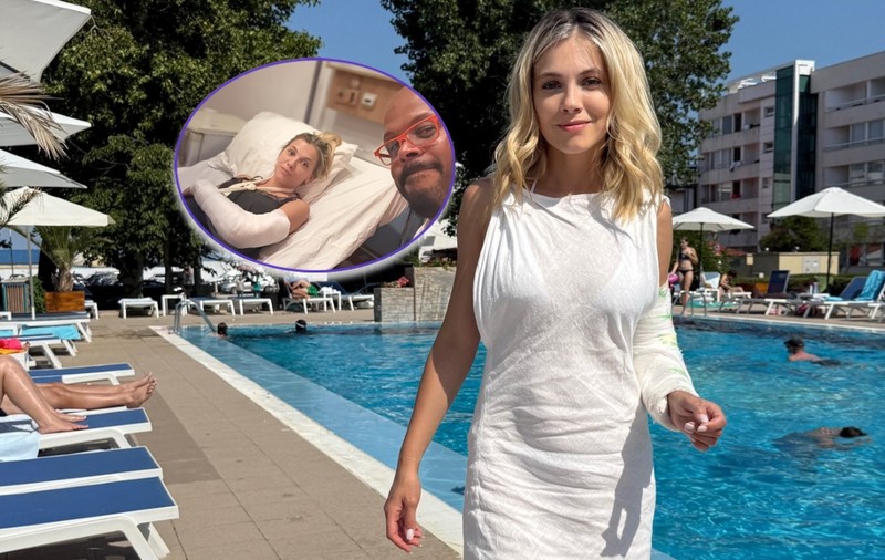 Fotografii cu Andreea Ibacka după accidentul de motocicletă: „Cu mâna în ghips și câteva contuzii!” Prima reacție a vedetei după ce a fost externată din spital