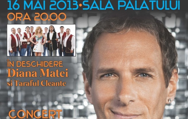 Diana Matei canta in deschiderea concertului lui Michael Bolton din 16 Mai, Sala Palatului