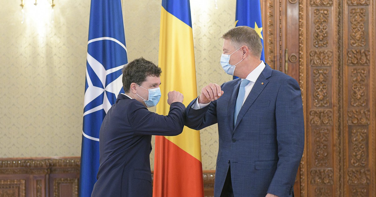 Întâlnirea de la Cotroceni dintre preșdintele Klaus Iohannis și primarul Capitalei, Nicușor Dan, de astăzi, 5 decembrie. Foto: Administrația Prezidențială