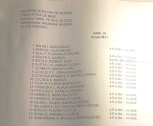 Grupa de studenți din cadrul Facultății de Mine foto: Gazeta de Dimineață