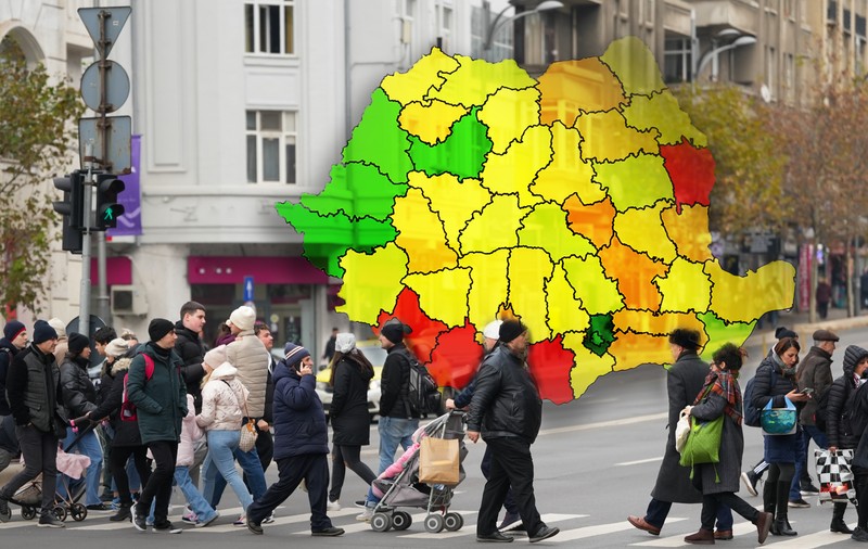 HARTA ȘANSELOR ÎN VIAȚĂ. Cum influențează locul în care trăiesc calitatea vieții românilor