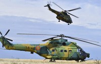 Elicoptere militare românești în timpul exercițiului „Burebista25” Imagine cu caracter ilustrativ Sursa foto: Facebook/ Forțele Aeriene Române