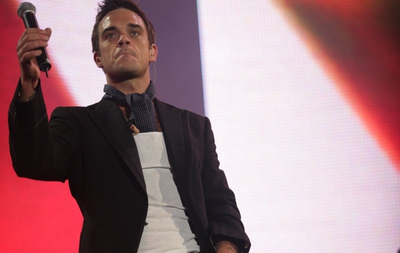 Robbie Williams: "Copilul e pe drum"