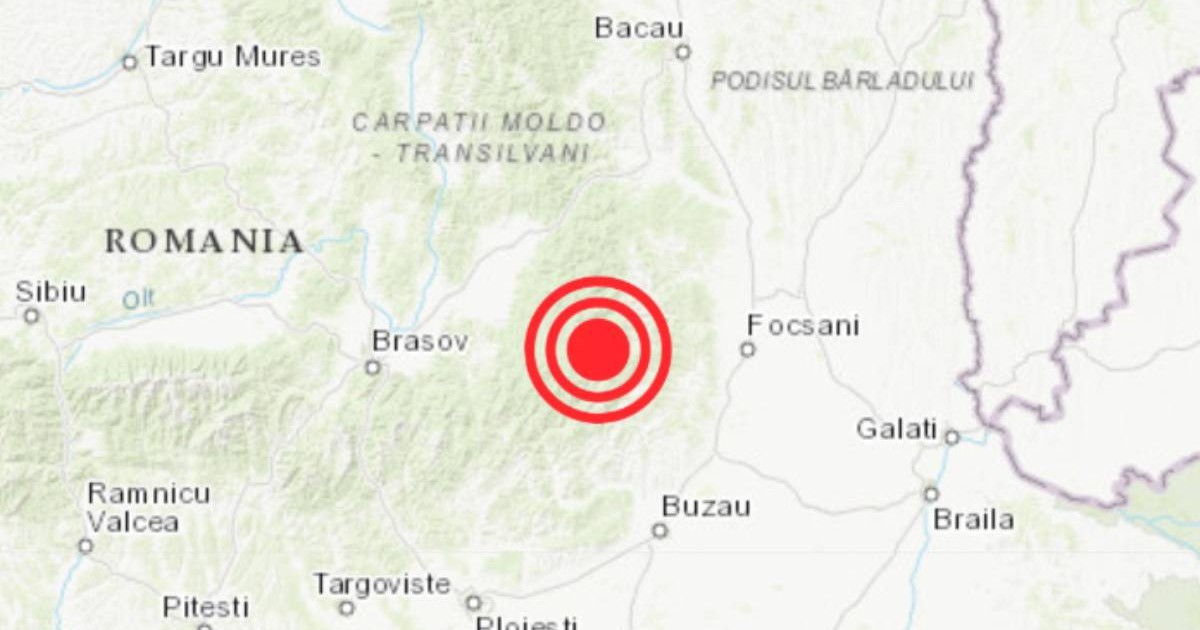 Hartă cutremur astăzi, 11 mai, în zona seismică Vrancea