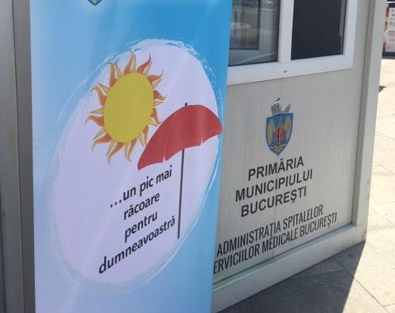 Containere anticaniculă, amplasate de Primăria Capitalei în zonele aglomerate din București. Ce conțin spațiile deschise începând de mâine / FOTO