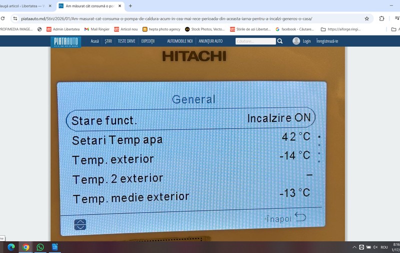 Cât consumă o pompă de căldură în cea mai rece perioadă a iernii, la încălzirea unei case
