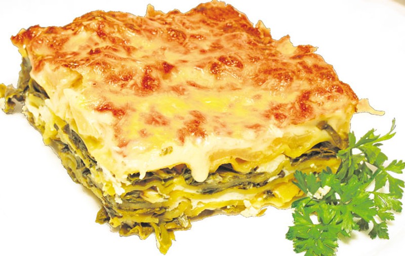 Lasagna vegetariană