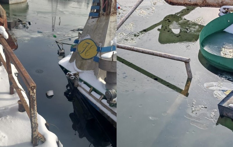 Un împingător s-a scufundat în zona Plajei Vechi Giurgiu și a poluat Dunărea cu produse petroliere. Alte două barje zac pe fundul fluviului