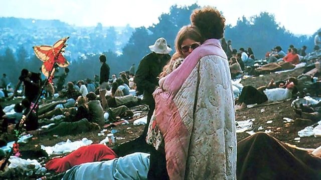Woodstock 1969, foto de Burk Uzzle