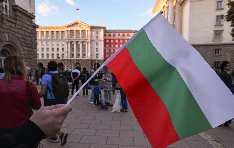 Protest antiguvernamental „Asta nu e Moscova” la Sofia, Bulgaria – 28 septembrie 2026. Sursa foto: Profimedia
