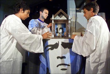 Biserica Maradoniană îl venerează pe Diego Armando Maradona FOTO: EPA