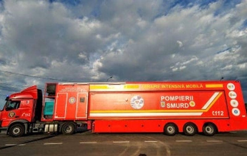 O unitate de terapie intensivă mobilă pentru pacienţii cu COVID-19 a ajuns la Galaţi. Numărul de locuri ATI disponibile ajunge la 19