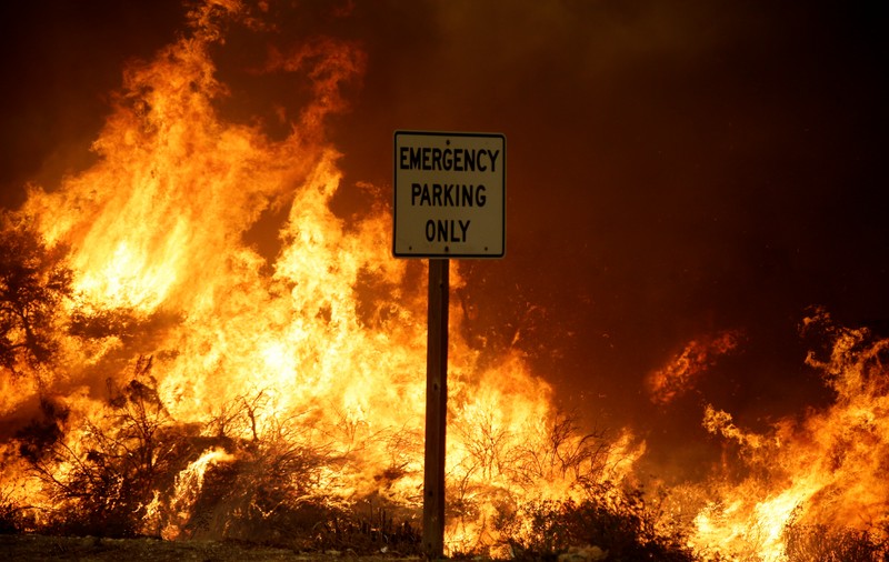 FOTO | Stare de urgență în Los Angeles din cauza incendiilor de vegetație