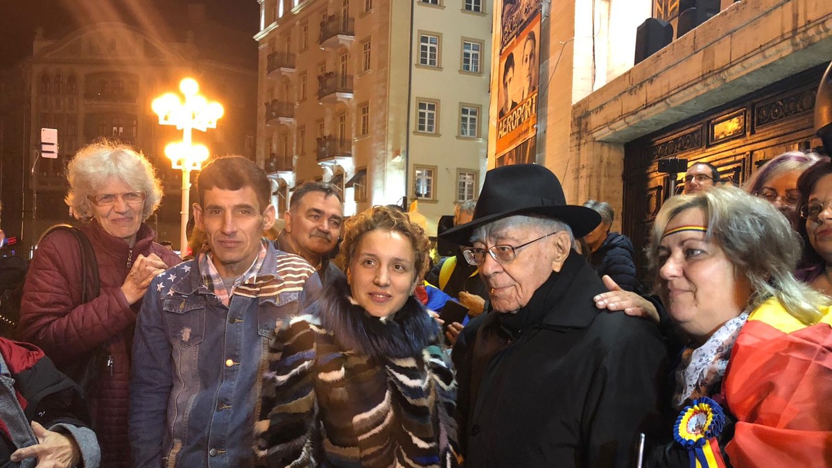 Mihai Șora, la protestul de la Timișoara: “Până la urmă vom învinge”