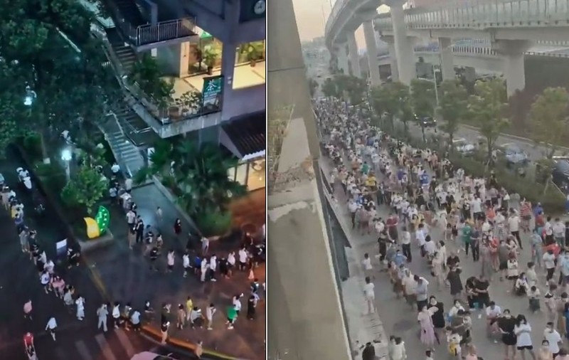 Milioane de oameni, încolonați la 40 de grade Celsius să fie testați anti-COVID. Scene incredibile într-un oraș din China