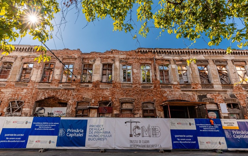 Hanul Solacolu din București a fost salvat de la prăbușire după 30 de ani de ruină. Cum arată și ce vrea să facă Primăria Capitalei aici