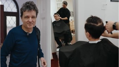 nicusor dan la frizerie