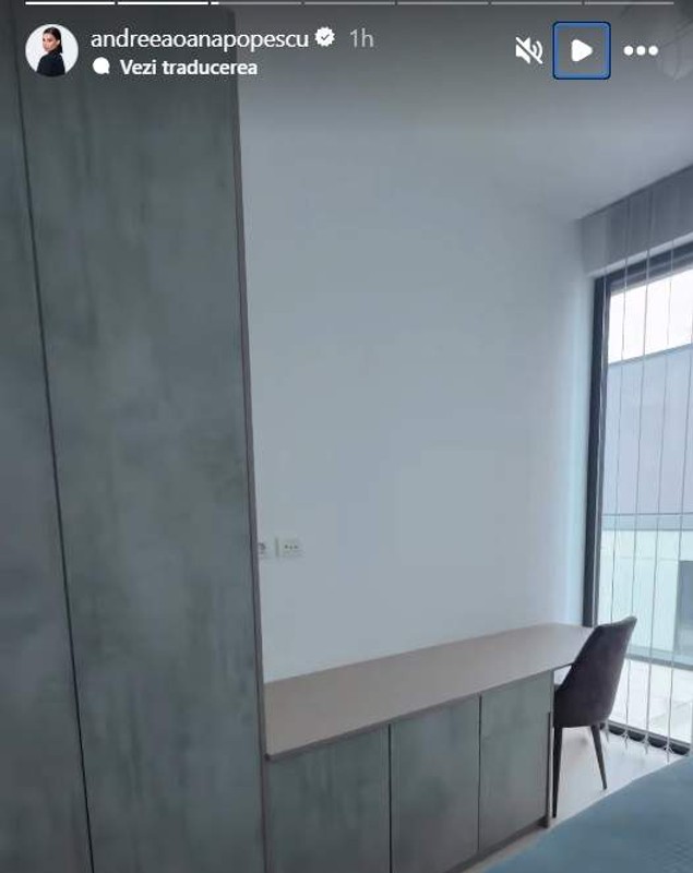 Noi imagini din penthouse-ul Andreei Popescu