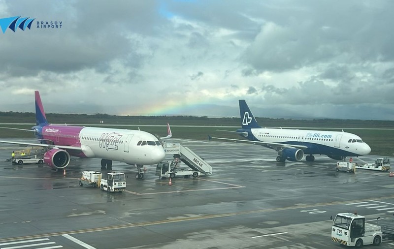 Șase noi zboruri charter spre destinații exotice, de pe aeroportul din Brașov