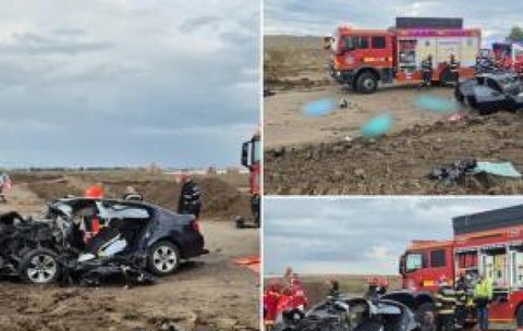 Moartea a venit cu 120 km/h. 3 vieți curmate într-o secundă la Iași, după ce o mașină s-a izbit de un camion