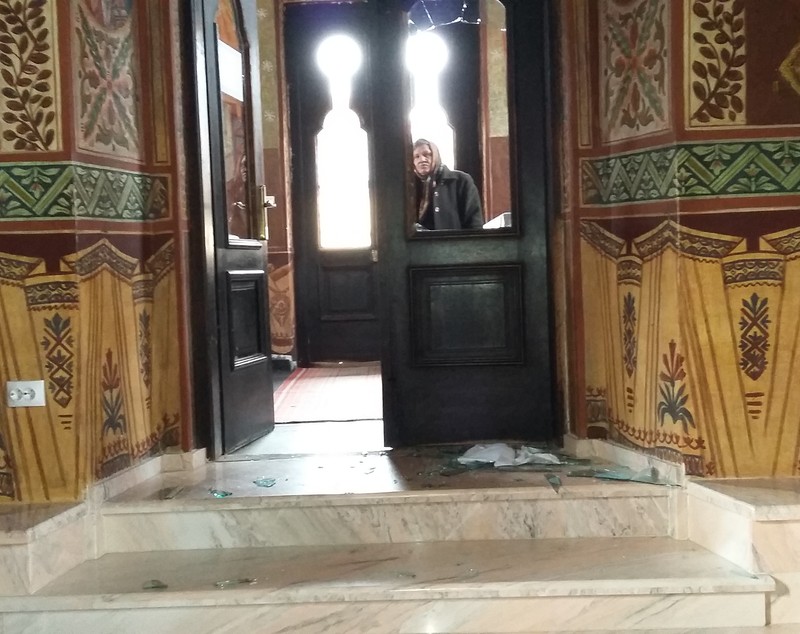 Au spart biserica și au furat...70 de lei