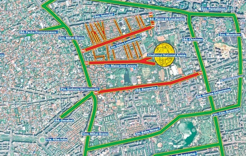 Finala Europa League blochează traficul pe mai mult artere. Vezi ce străzi sunt închise!