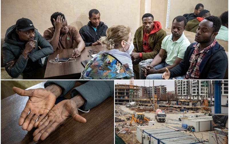 „Nici în Ghana nu am fi pățit așa ceva”. Povestea africanilor care spun că au fost plătiți mai prost ca acasă după mai bine de o lună de muncă pe șantierul din București al unui celebru luptător de K1