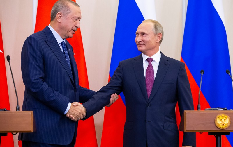 Putin și Erdogan au stabilit să organizeze o zonă demilitarizată în Siria la Ildib
