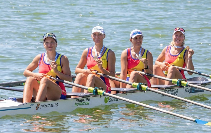 România a câștigat patru medalii, între care una de aur, la Campionatele Mondiale de canotaj Under-19