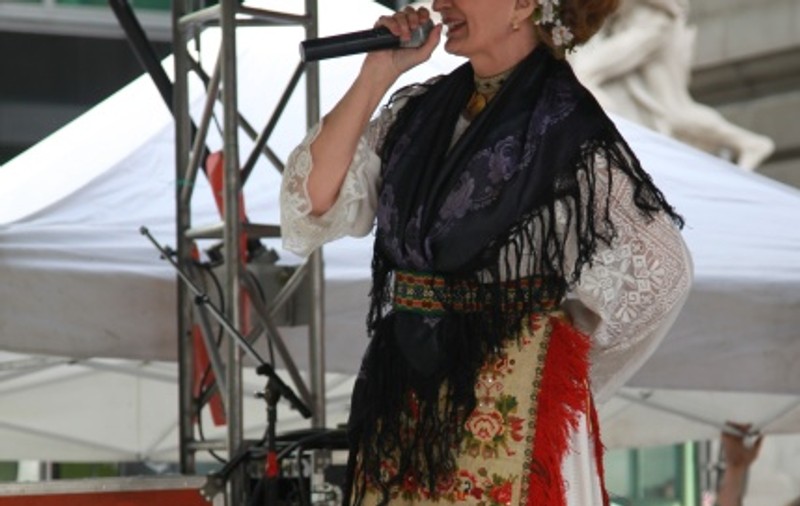 Interpreta de muzică populară Lia Lungu a făcut furori pe Broadway
