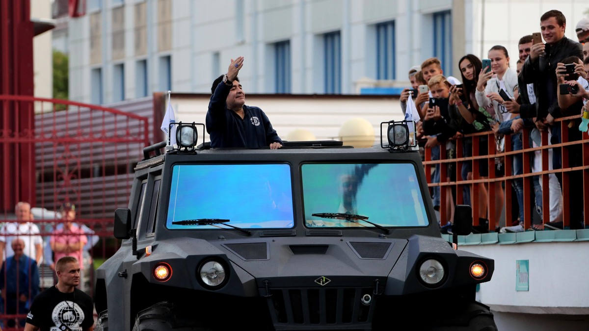 Maradona a fugit din Belarus. A fost instalat la cârma unei echipe de divizia secundă din Mexic