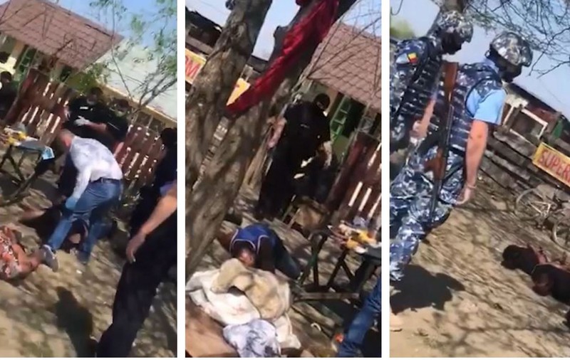 Poliția din Bolintin Vale, condusă în continuare de același polițist care a bătut un bărbat culcat pe jos și legat cu mâinile la spate