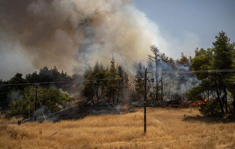 Incendii „titanice” în Grecia: 55 de noi focare au izbucnit în ultimele 24 de ore