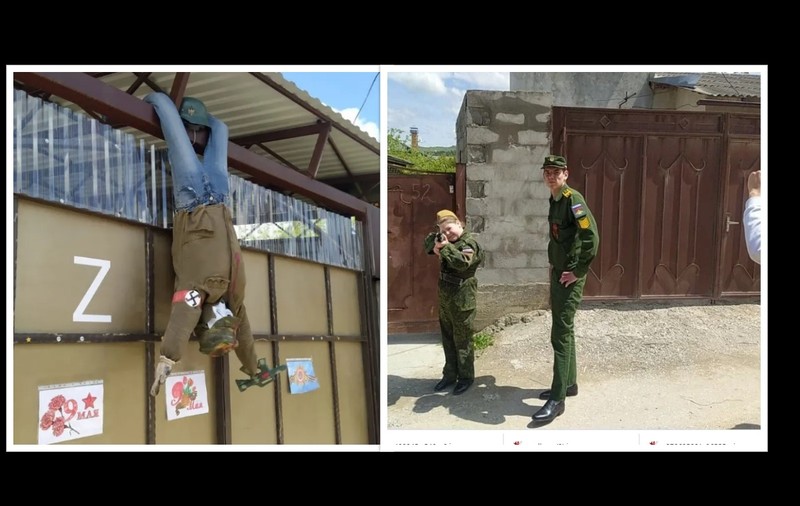 Cu arma în mână, o fată de 9 ani dintr-un oraș rusesc trage la țintă „în ultimul fascist”. „Așa creștem tineri patrioți”