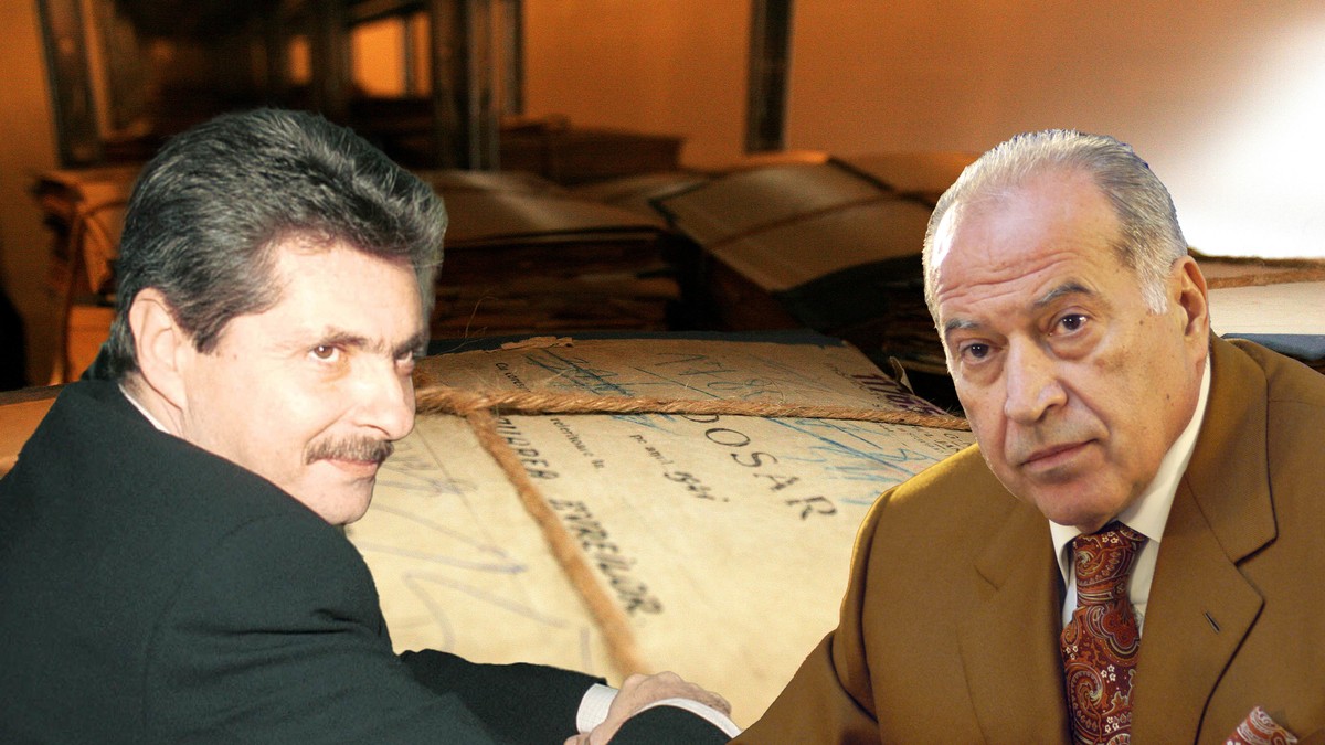 Colaj foto cu Sorin Ovidiu Vântu și Dan Voiculescu
