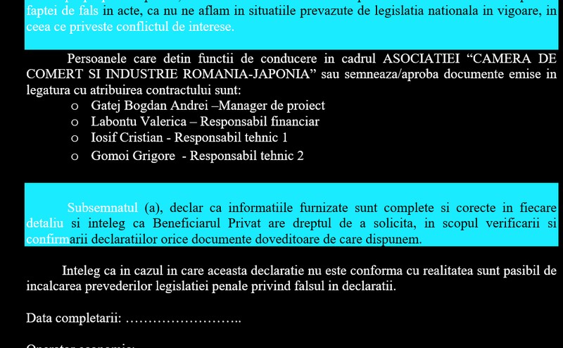 Gâtej Bogdan Andrei este manager de proiect în cadrul Asociației Camera de Comerț România-Japonia