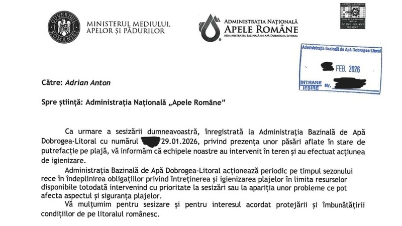 răspunsul transmis de ABADL