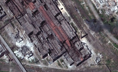Partea de est a est al fabricii de oțel Azovstal din Mariupol. | Foto: Profimedia